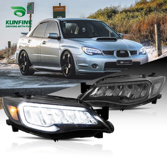 2PCs Car Headlight Assembly for Subaru Impreza WRX 2008-2014 – Left & Right