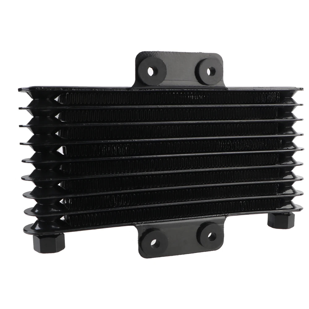 8-Row Transmission Radiator Oil Cooler – Aluminum Alloy Condenser for Motorcycle, ATV, Moto, Engine Cooling System