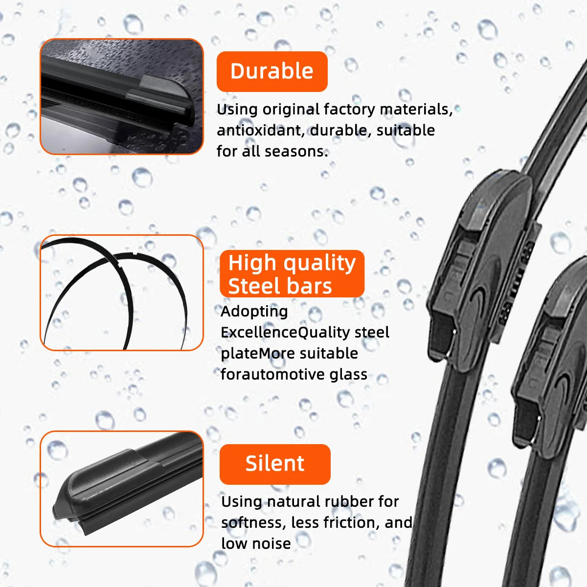 Windshield Wipers (14”–26”)