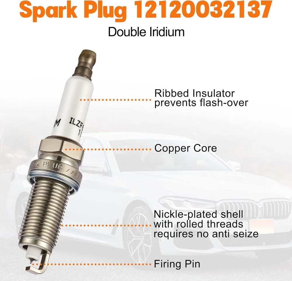 6X Ignition Coils + 6X Spark Plugs