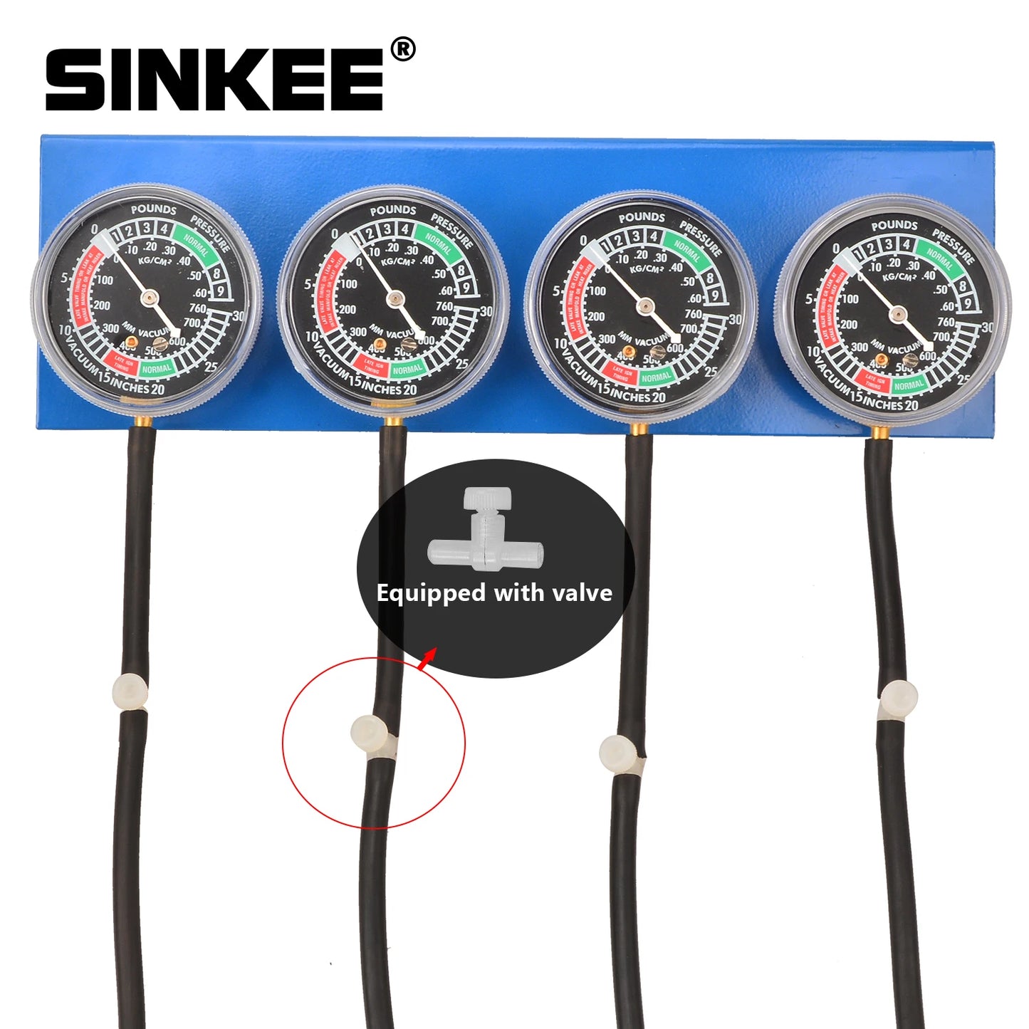 4 Cylinder Sync Gauges Kit