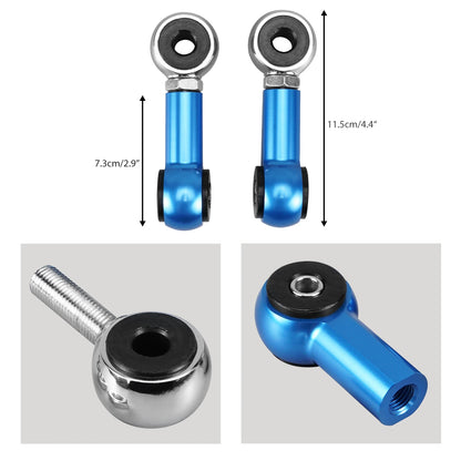Pair 80A Adjustable Rod Rear Sway Bar End Link Suspension