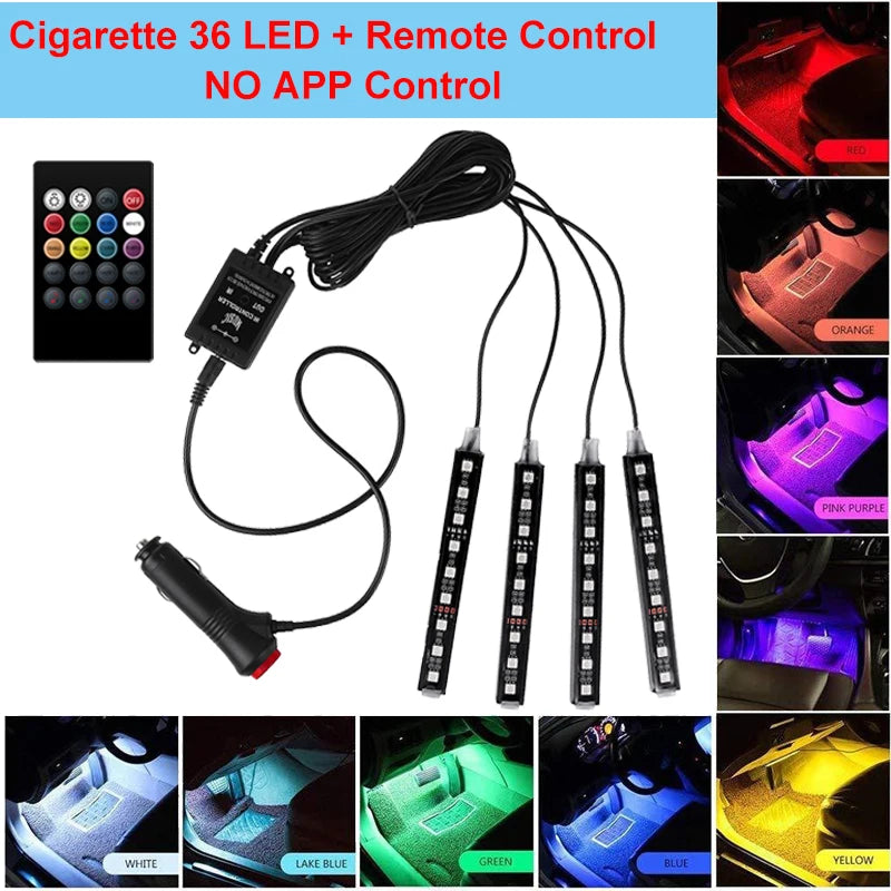 LED Light Bar Car Interior