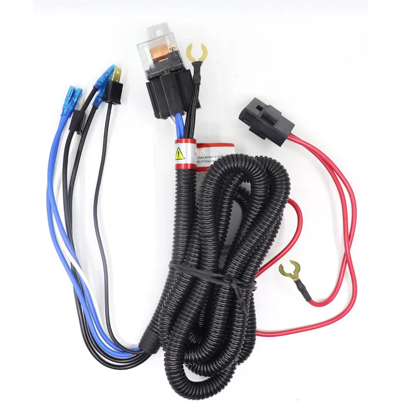 1 Set Universal Car Snail horn Modified wiring harness Relay12v 24v Plug