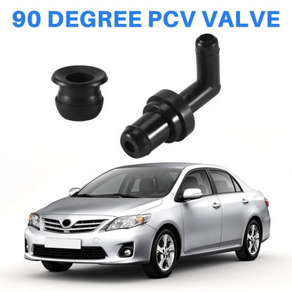 90° PCV Valve & Grommet Kit for Honda & Toyota