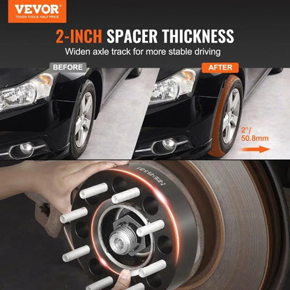 2PCS 2” 8-Lug Forged Wheel Spacers