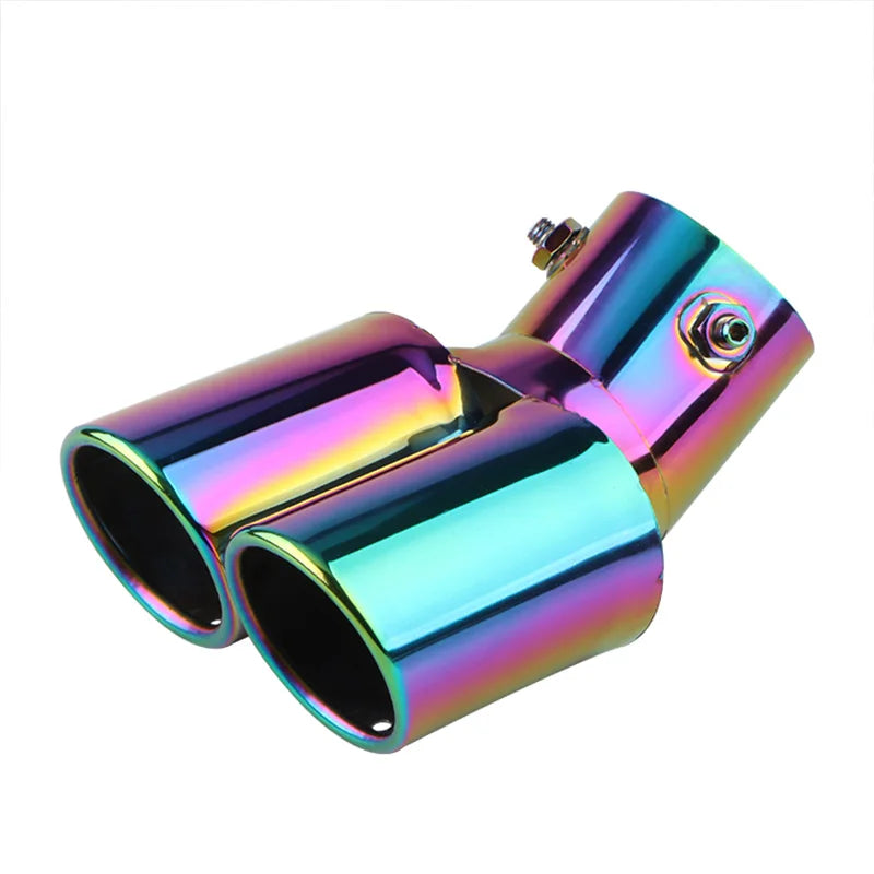1PCS 2.5" Inlet Car Auto Exhaust Muffler Tip