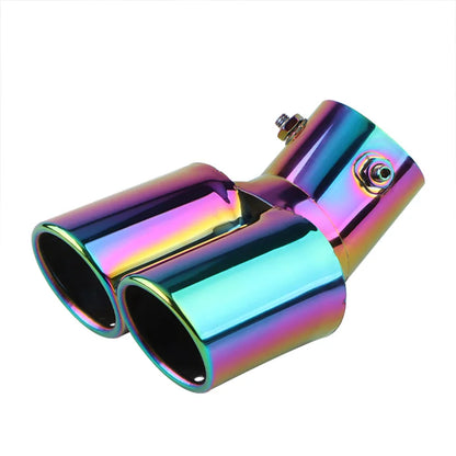 1PCS 2.5" Inlet Car Auto Exhaust Muffler Tip