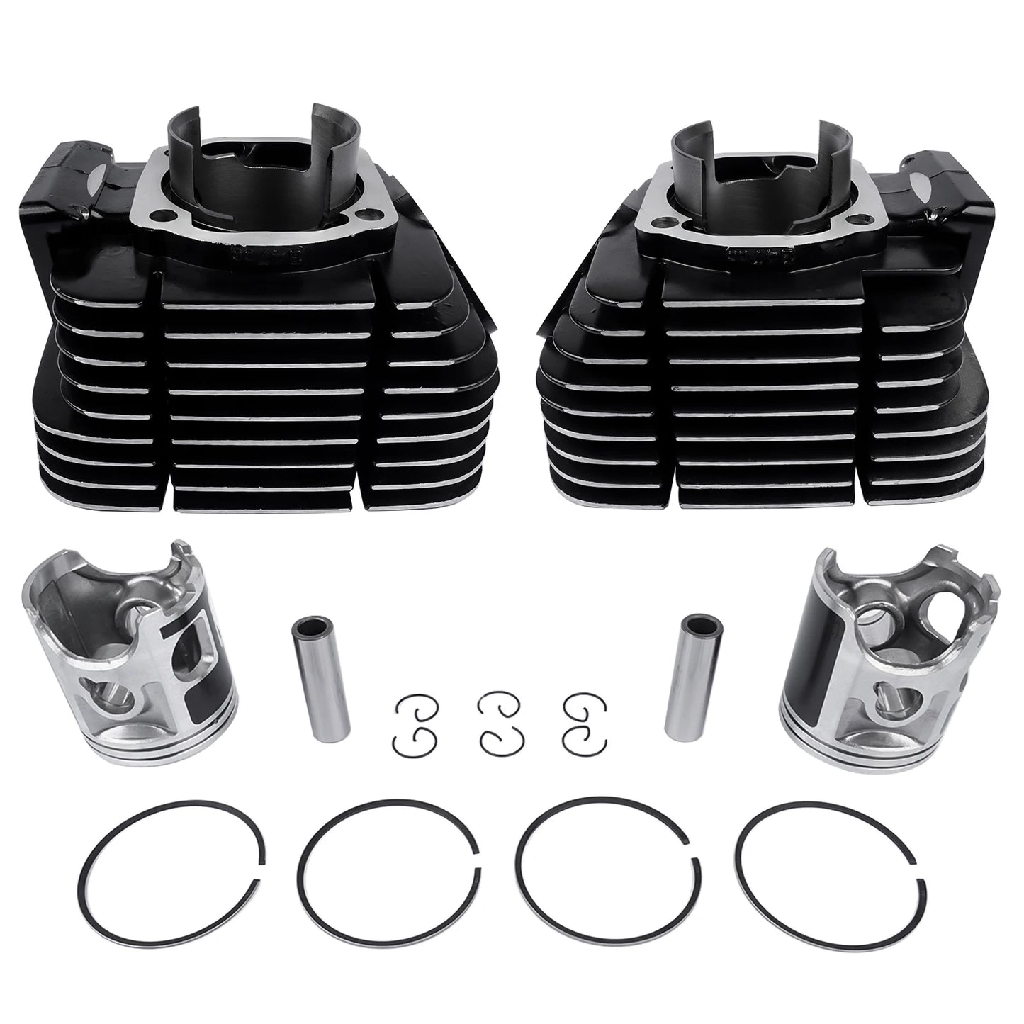 Cylinder Pistons Rings Wrist Pins Rebuild Kit For Yamaha