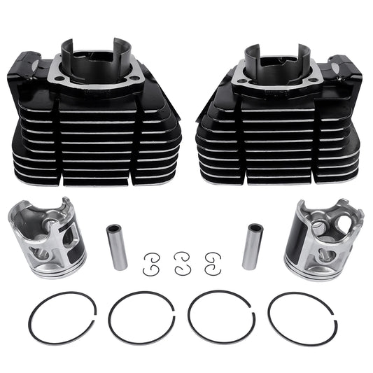 Cylinder Pistons Rings Wrist Pins Rebuild Kit For Yamaha