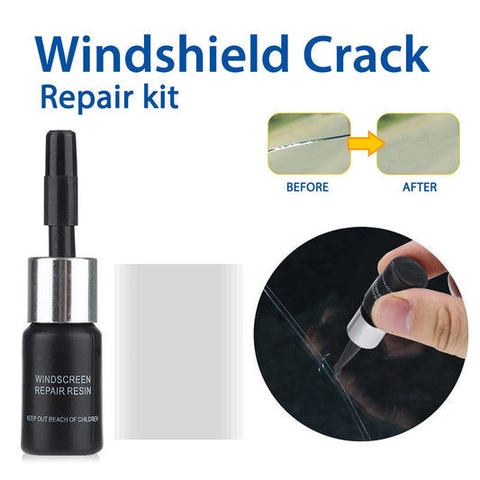 Windshield Resin Crack Repair Kit – DIY Auto Glass Chip & Crack Fix