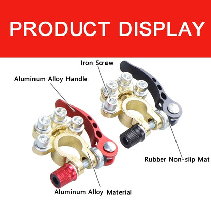 12V Battery Terminal Clamps Connectors – 2PCS