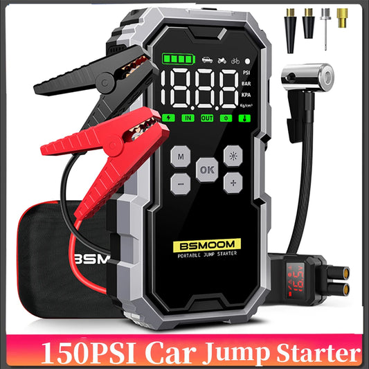 Car Jump Starter With Air Compressor