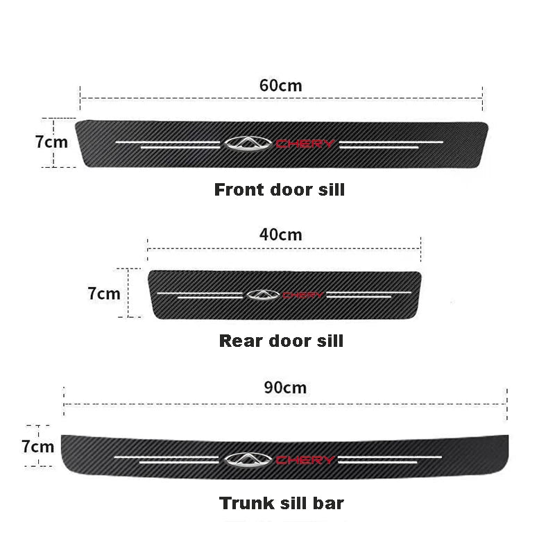 Car Door Threshold Scuff Plate