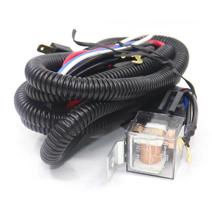1 Set Universal Car Snail horn Modified wiring harness Relay12v 24v Plug