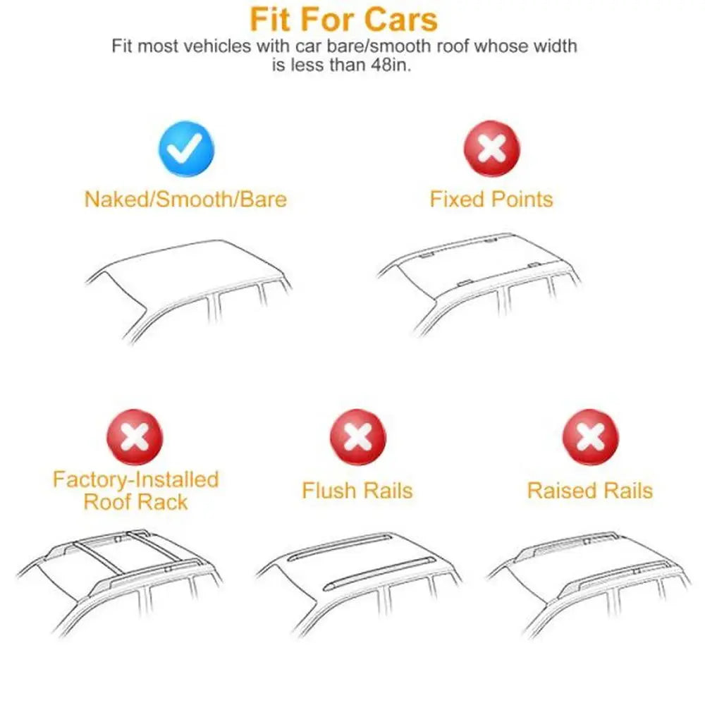 Universal Top Roof Rack Cross Bar