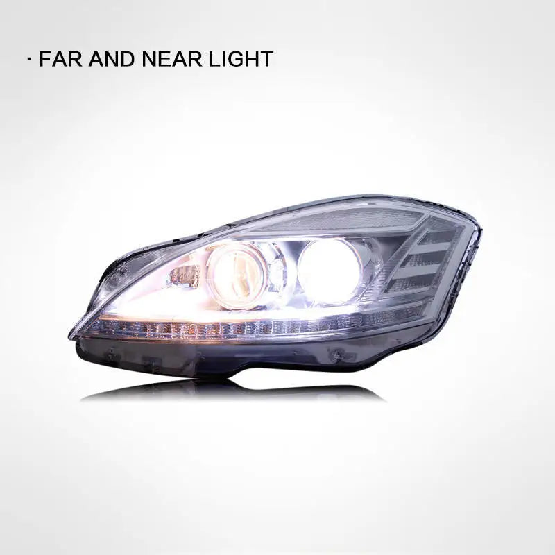 Mercedes-Benz S-Class W221 Headlight Assembly (2006-2008) – LED Daytime Running Lights