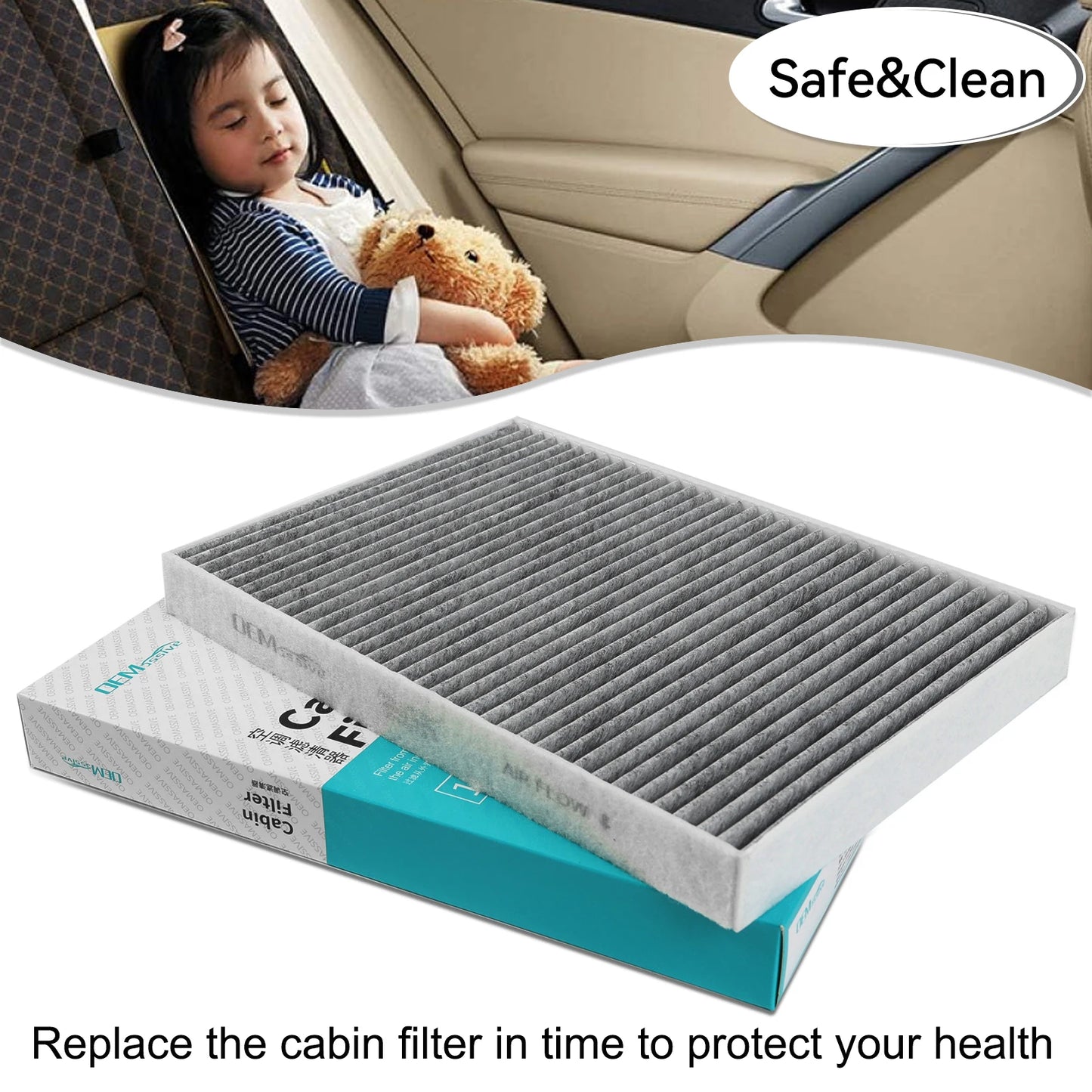 Pollen Cabin Air Filter for Audi A4 A5 A6 A7 A8 Q5 Q7 Q8 Quattro, Porsche Cayenne & VW Touareg 2017-2024