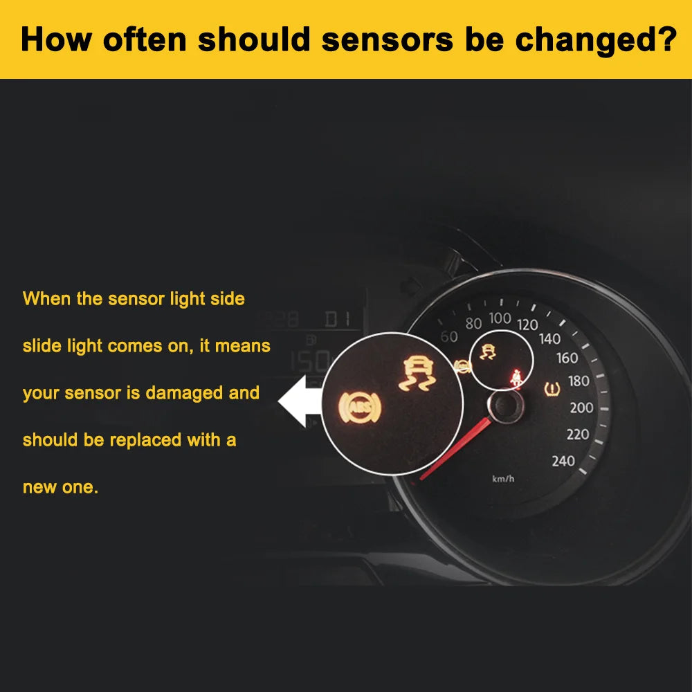 Rear Left / Right ABS Wheel Speed Sensor for Mercedes-Benz