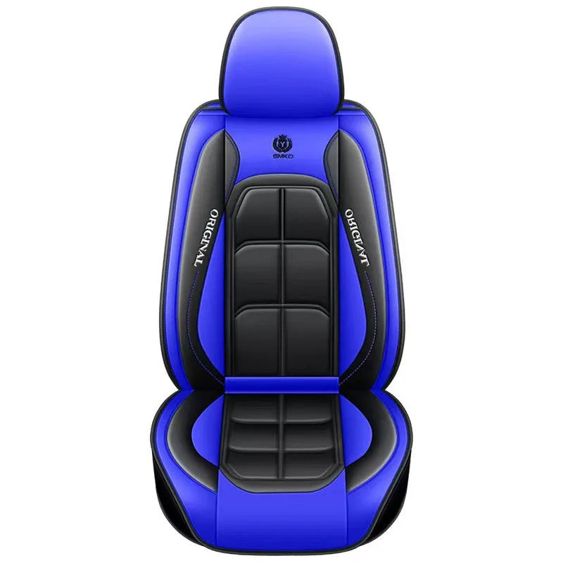 All-Inclusive Full Leather Car Seat Cushion – Universal Driver or Passenger Seat Cover, All-Season Pad