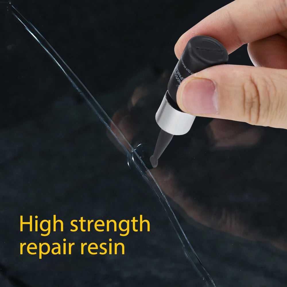Windshield Resin Crack Repair Kit – DIY Auto Glass Chip & Crack Fix
