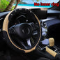 3-piece leather steering wheel cover