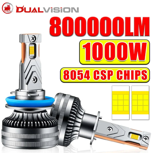 Dualvision H4 LED Headlights 800000LM