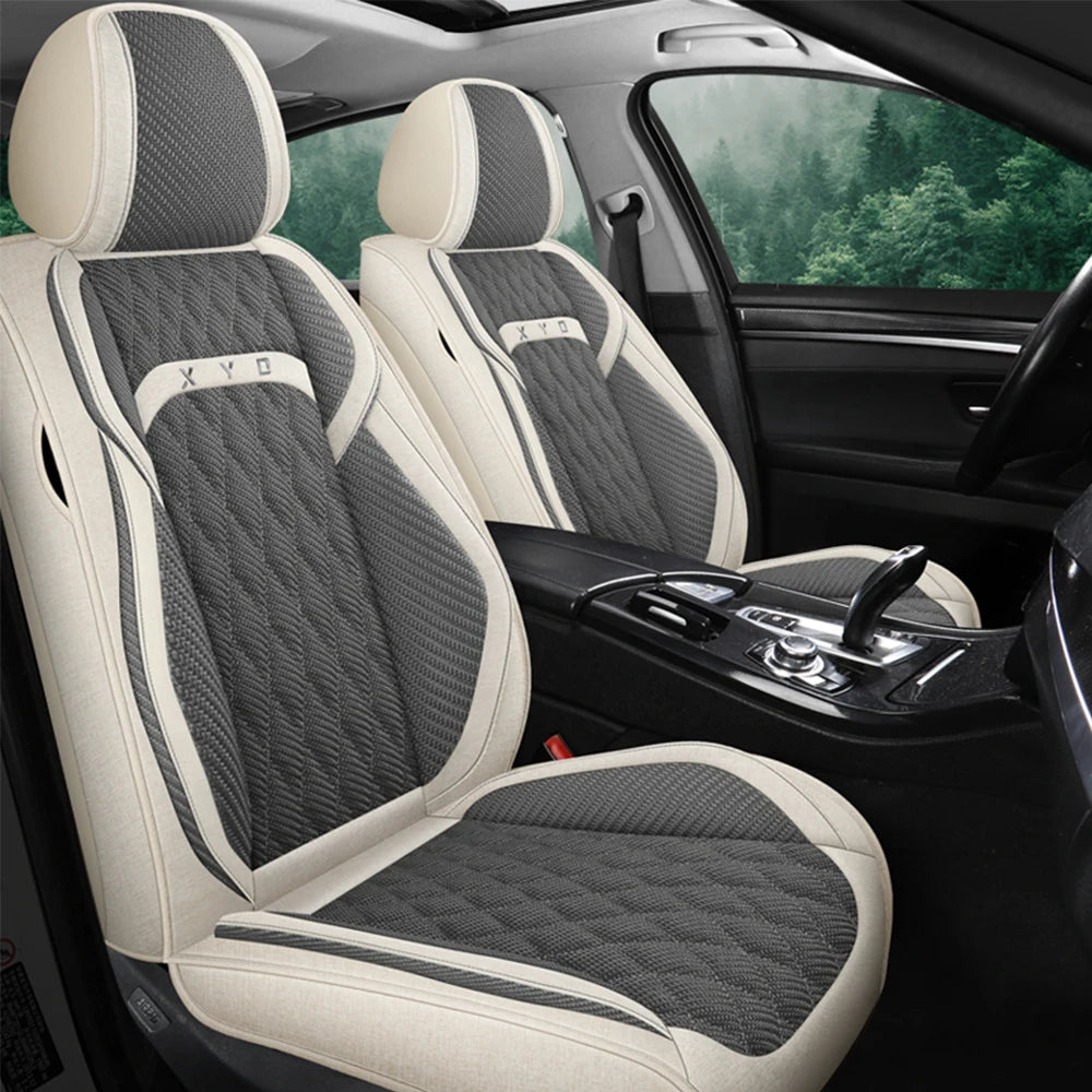 Universal Car Seat Cover Full Set for SKODA Octavia A5/A7, Kodiaq, Superb, Wagon, Fabia, Rapid, Yeti, Combi, Karoq