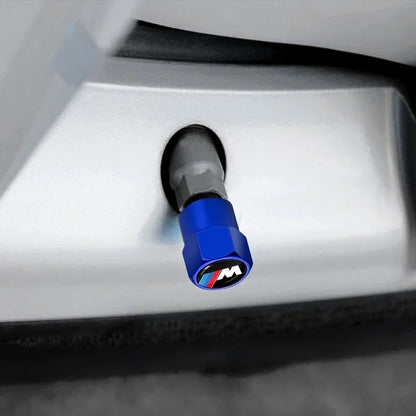 4pcs car wheel tire metal valve cover