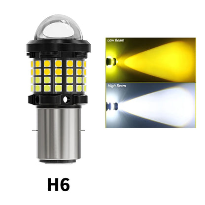 H4 LED Motorcycle Headlight Bulbs 12V 10000LM