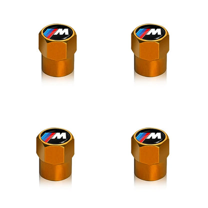 4pcs car wheel tire metal valve cover