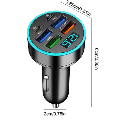 USB Adapter Phone Charger With Multi-Port