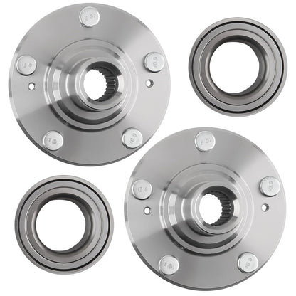 Front Wheel Bearings & Wheel Hubs – Fits Honda Civic DX, EX, LX, HF Hybrid (1.8L & 1.5L)
