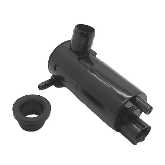 Windshield Washer Motor Pump w/ Grommet Black for Nissan Altima Maxima NV200 Rogue Versa