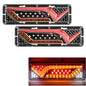2Pcs 12V/24V LED Tail Lights for Trailers, Trucks, Buses