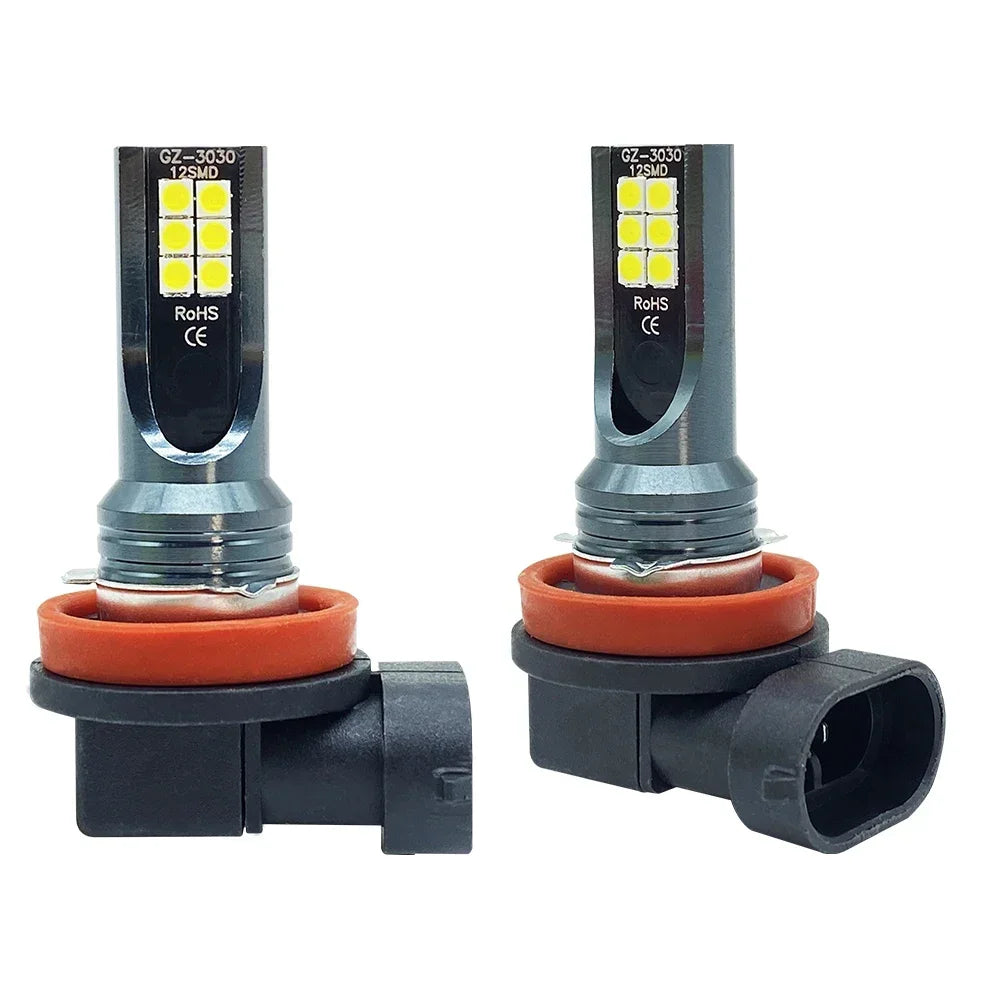 2Pcs LED Headlight Fog Light Bulbs