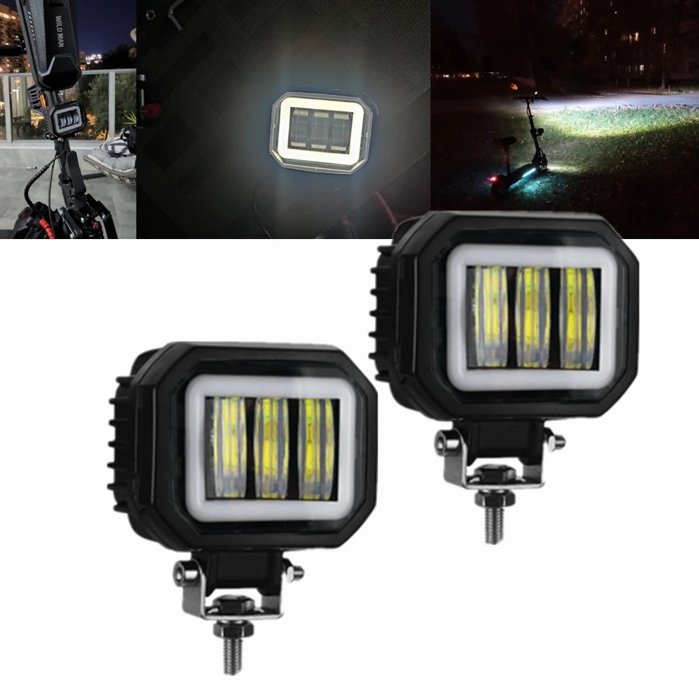 Fog Headlight – Square & Round Options for Vehicles