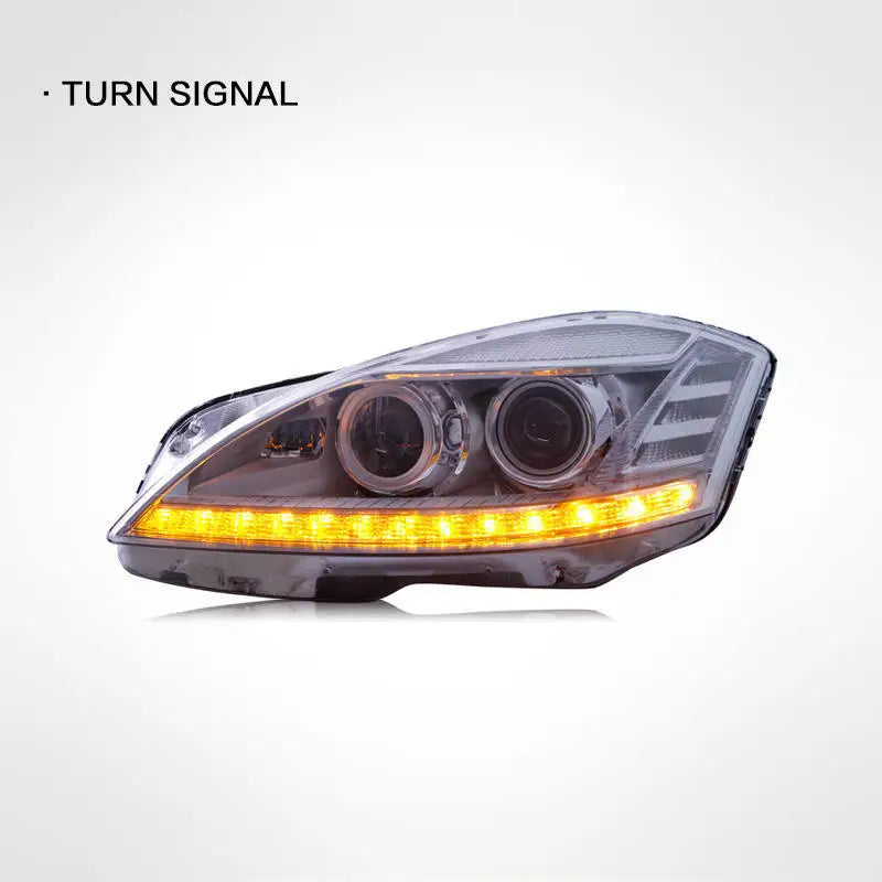 Mercedes-Benz S-Class W221 Headlight Assembly (2006-2008) – LED Daytime Running Lights