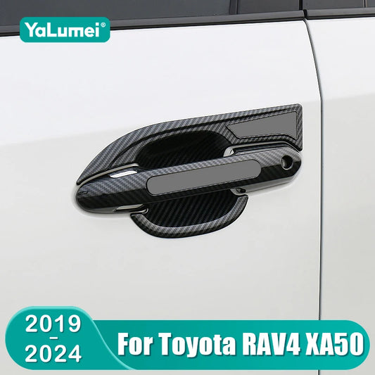 Car Door Handle Bowl Protector Cover Trim – For Toyota RAV4 XA50 (2019-2024, Hybrid & Standard Models)