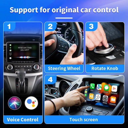 2-in-1 Wireless & Wired CarPlay Adapter
