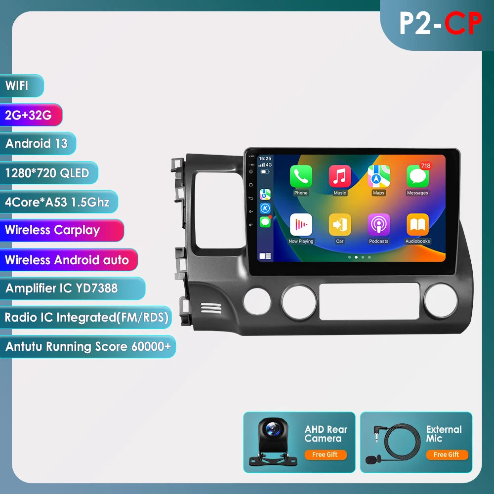 Autoradio 2Din Android 13 Car Radio