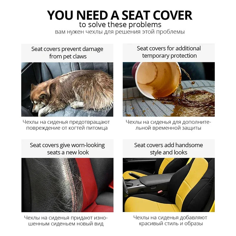 Car Seat Covers Set Universal Fit
