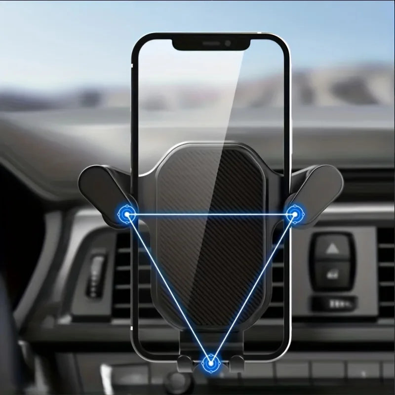 Car Phone Holder Air Vent Clip – 360° Adjustable, Secure Mount