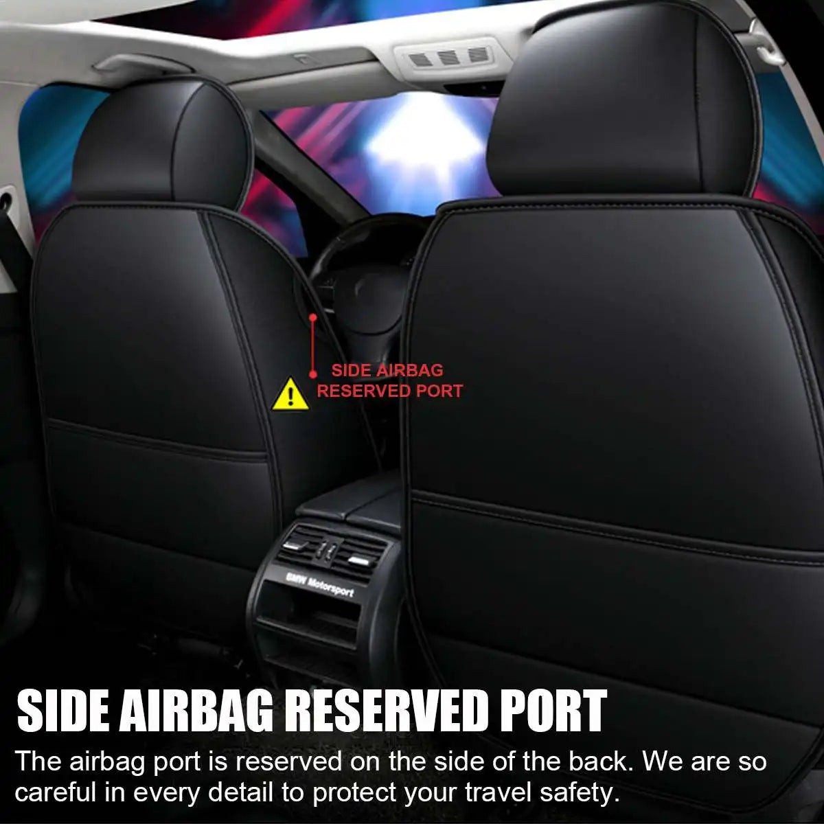 1X PU Leather Front Car Seat Cover – Universal Fit, Durable Automotive Seat Protector