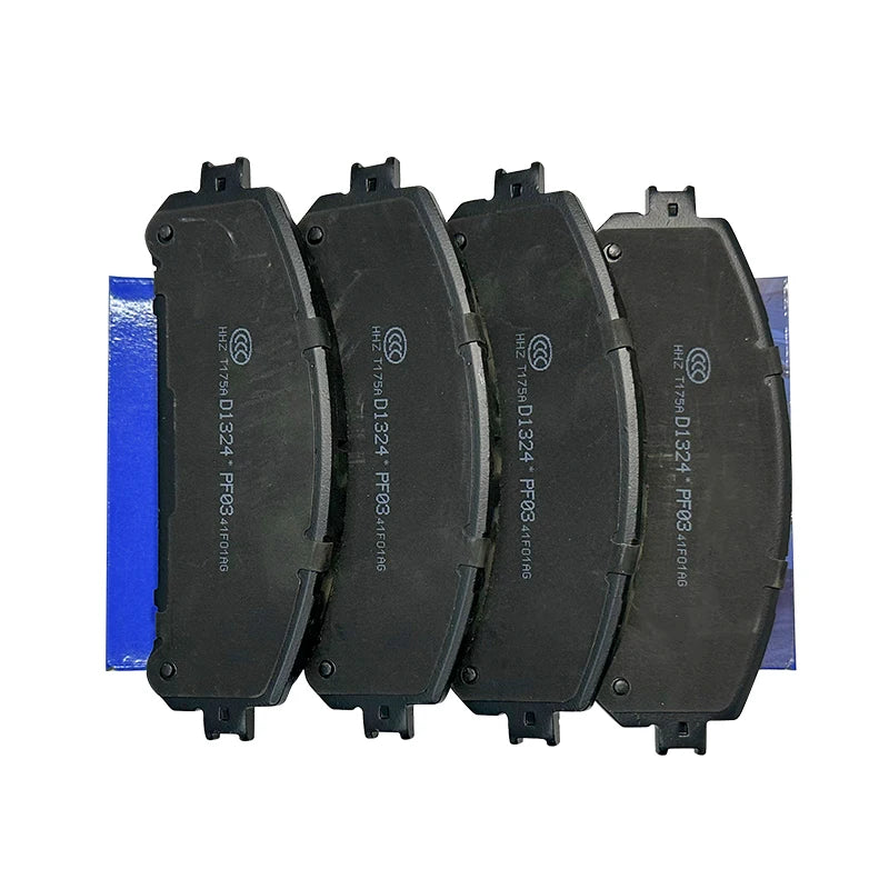 Noiseless ceramic car brake pads