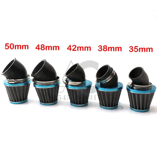 Motorcycle Universal Air Filter – Various Sizes (35 mm, 38 mm, 42 mm, 48 mm, 50 mm)