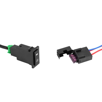 12V Universal LED Fog Light Wiring Harness & Relay Kit with On/Off Switch