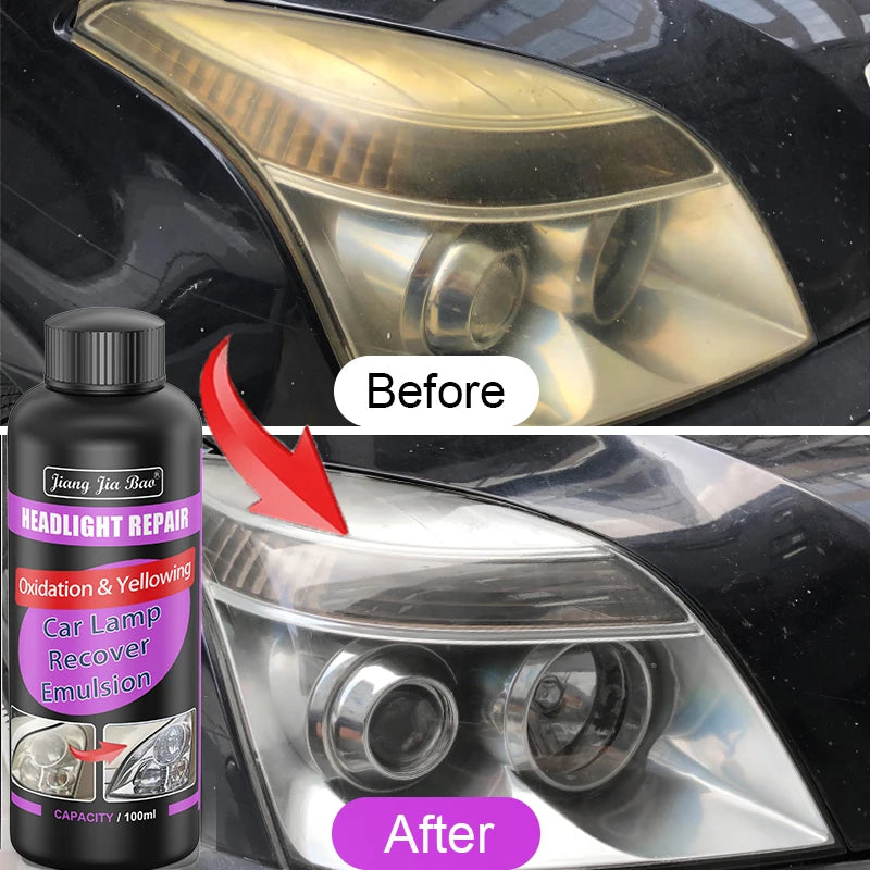 Car Headlight Restoration Polishing Kits