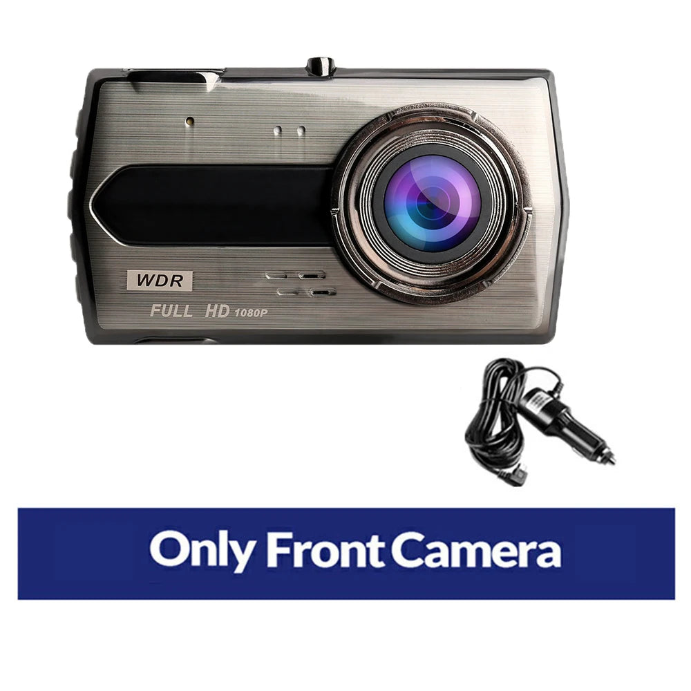 Car DVR 4.0 Dual Lens Rear View Dash Cam