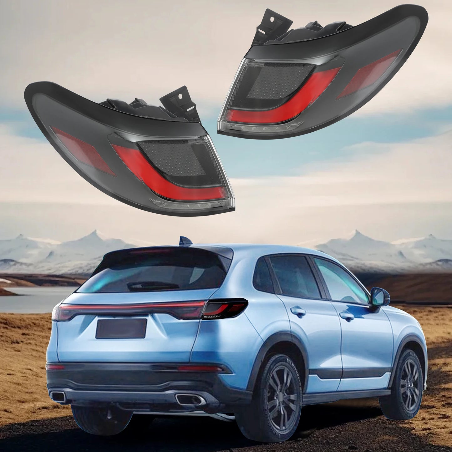 Honda HR-V LED Tail Lights Left & Right Set – OEM Compatible Replacement for LX / EX-L / Sport